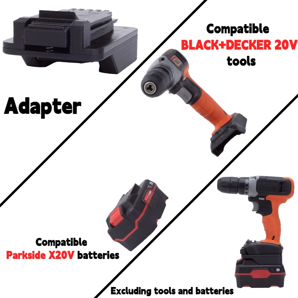 Black+Decker Tool Cordless - Für Parkside X20V TEAM Li-Ion Akku
