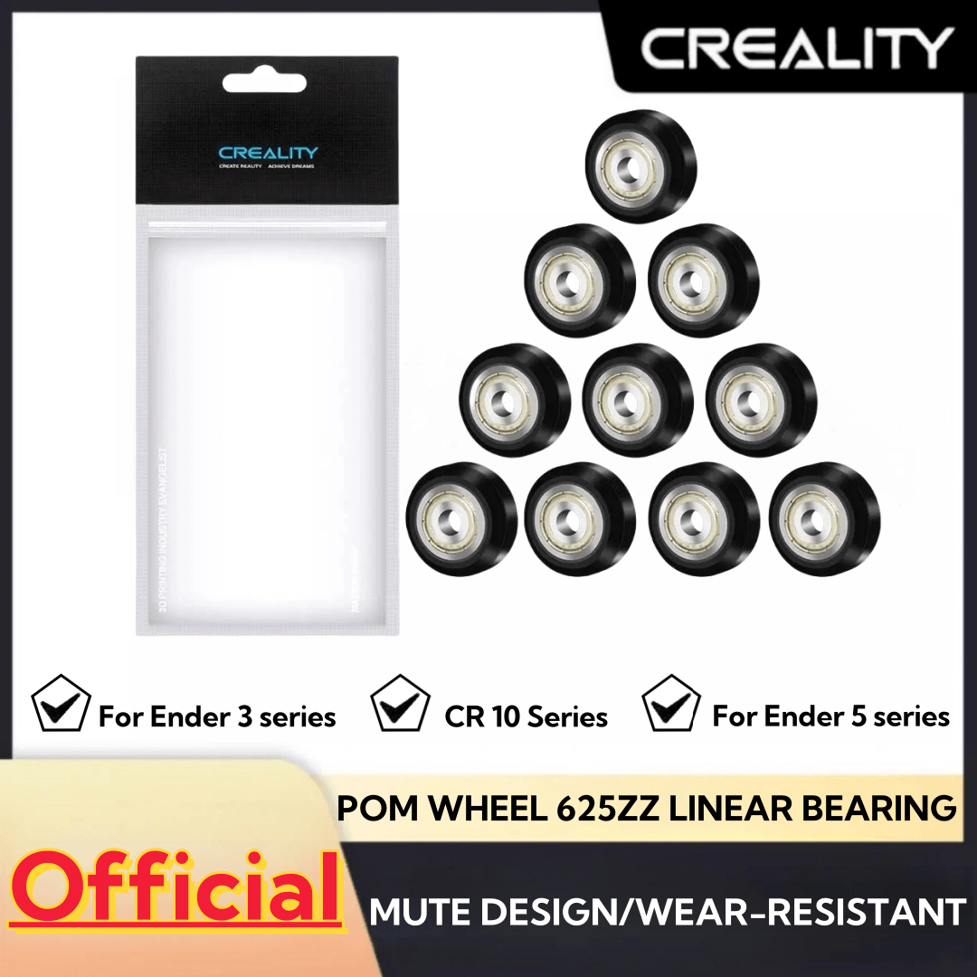 Creality Printer K1 - Creality 3D-Drucker POM-Rad Kunststoff-Riemenscheibe 625zz Linearlager