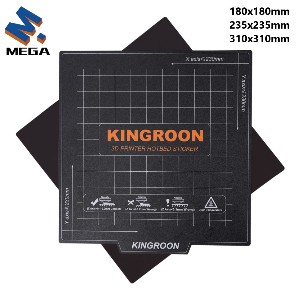 Creality Printer K1 - KINGROON Flexibles magnetisches Heizbett 180 x
