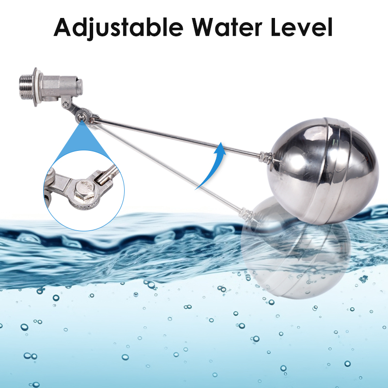DN15/20/25 Einstellbares Schwi – Float Ball Valve Bewertung und Preis