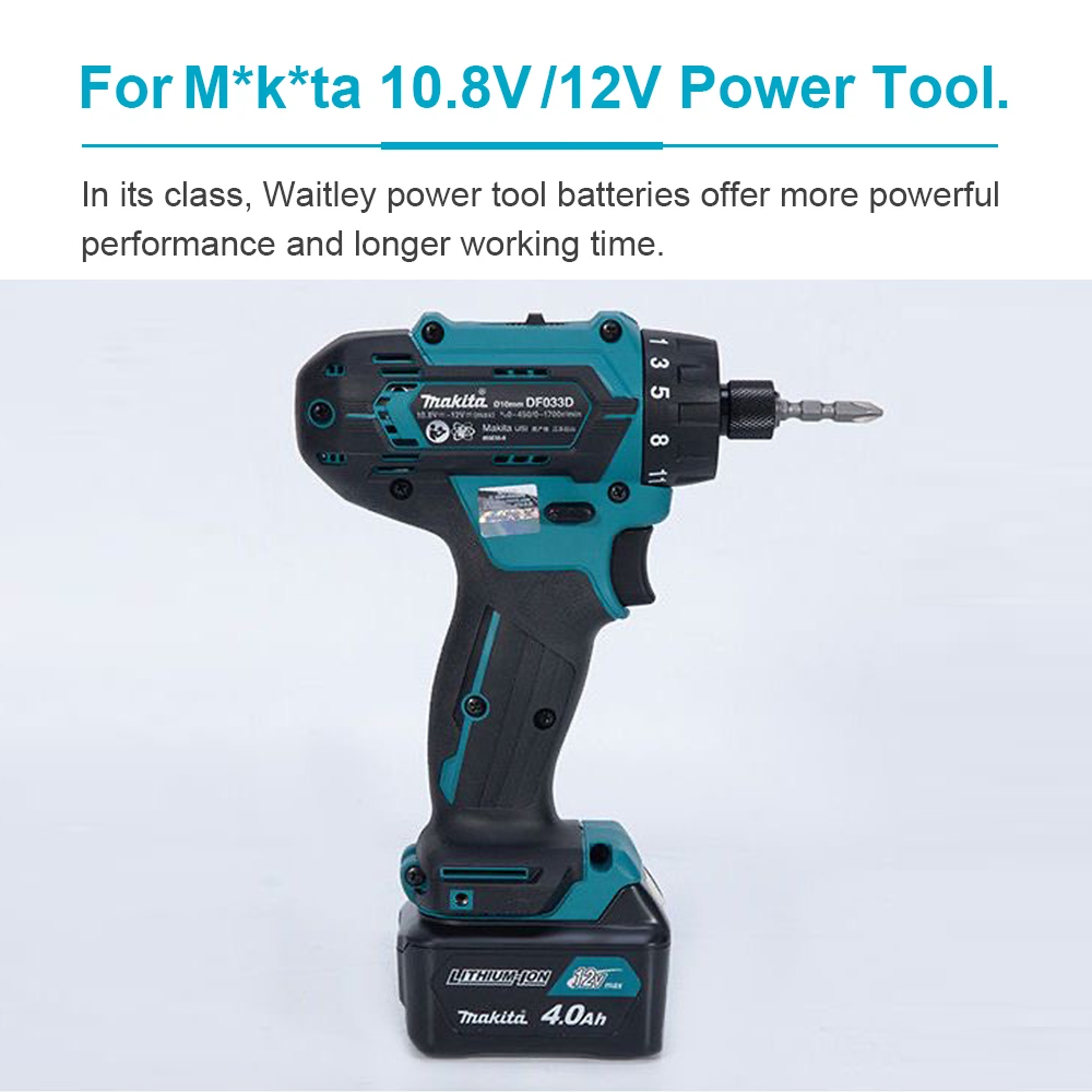 12V 4A wiederaufladbarer Ersat – Makita Drill Hp1640 Bewertung und Preis
