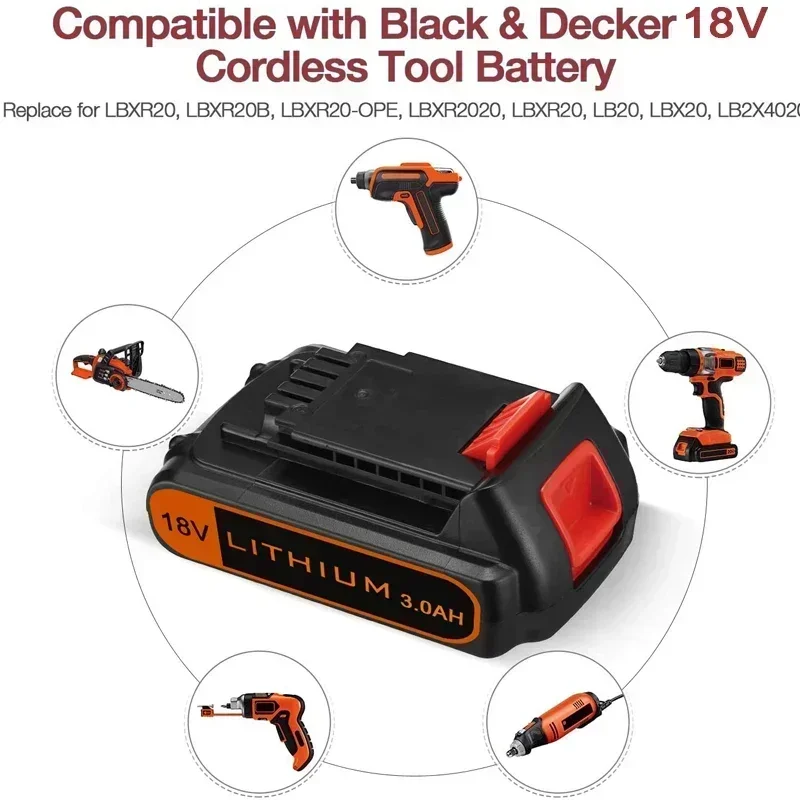 18 V 3,0 Ah BL2018 Ersatz für  – Black+Decker Tool Cordless Bewertung und Preis