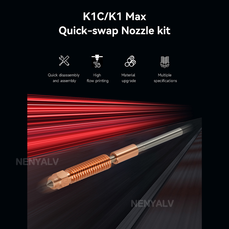 Für Creality K1C/K2 SE Düse Al – Creality Printer K1 Bewertung und Preis